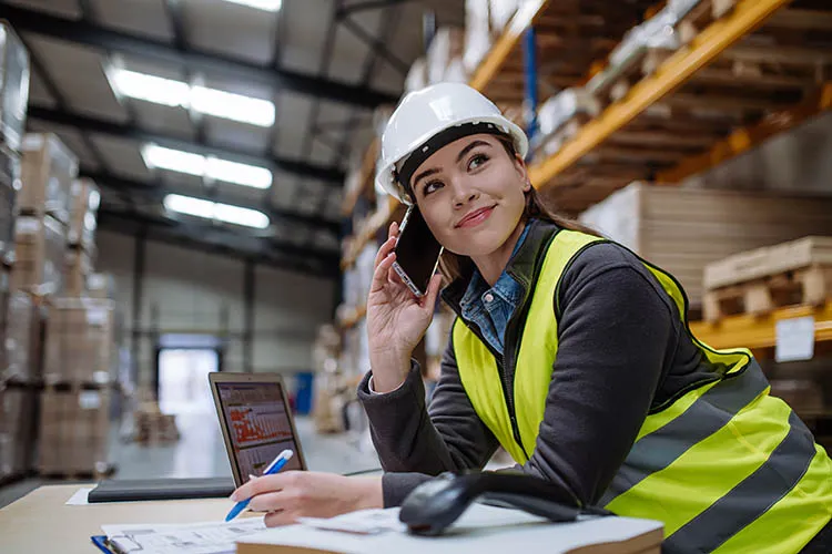 Mujer trabajando