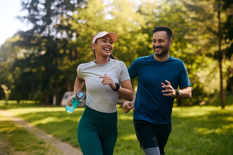 Personas haciendo running