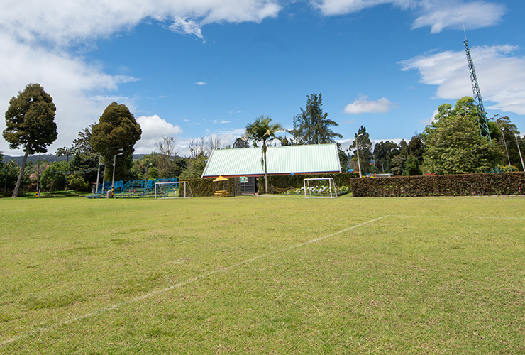 Espacios al aire libre en el Club Calle 195