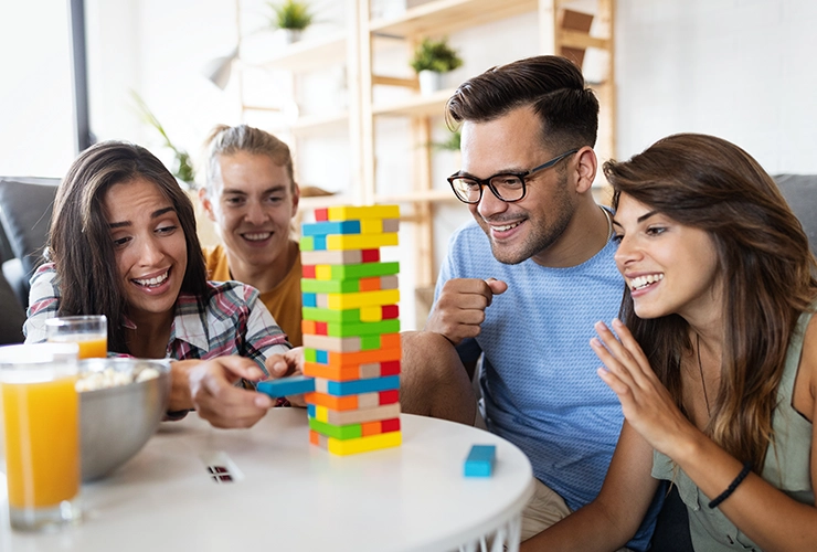 Clase de juegos con personas