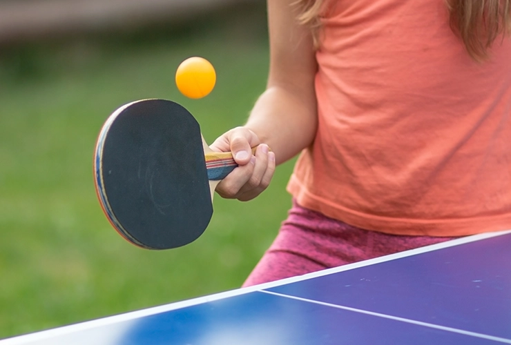 Juego tenis de mesa