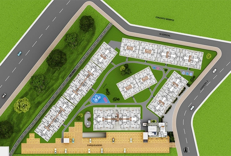 Imagen del plano del proyecto de vivienda Pamplona