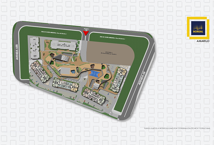 Imagen del plano del proyecto de vivienda Boreal