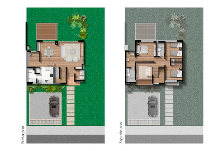 Imagen de planos del proyecto de vivienda Hacienda Samaria