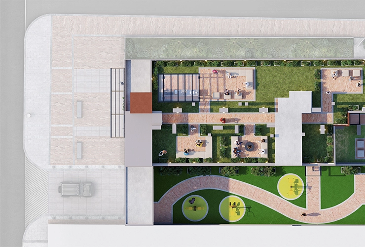 Imagen del plano del Proyecto de vivienda Karakali Colsubsidio