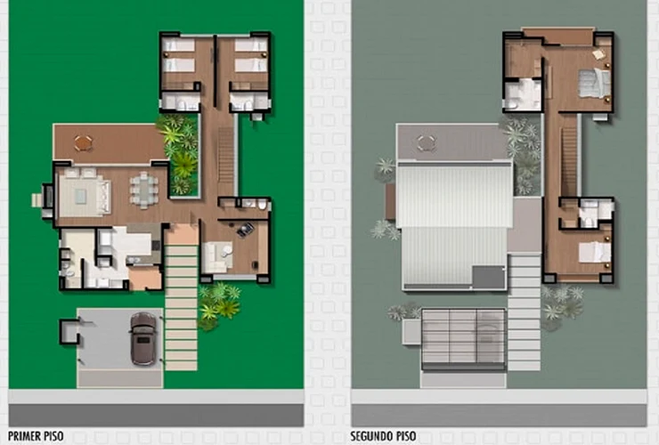 Imagen del plano del apartamento del proyecto de vivienda Alacalá