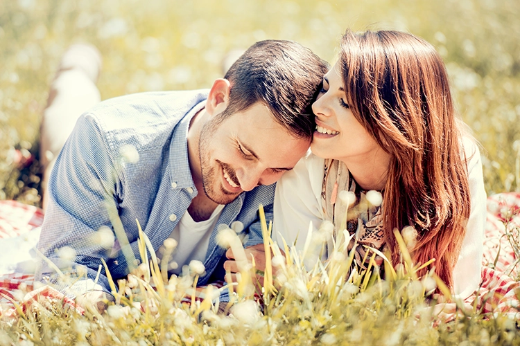 Pareja compartiendo 