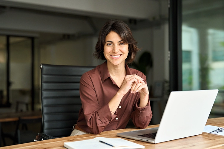 Mujer sonriendo