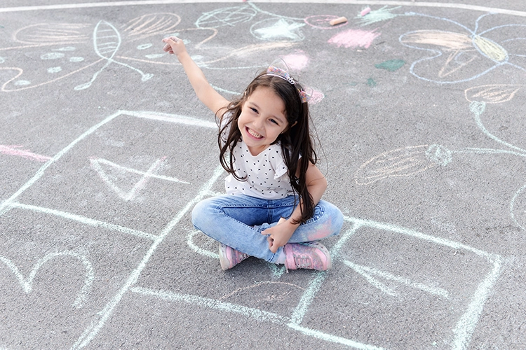 Niña feliz