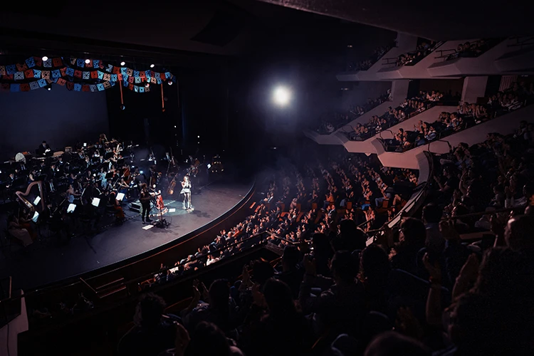 Presentación en el Teatro Colsubsidio.