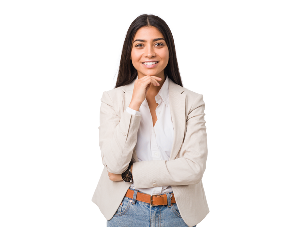 Mujer sonriendo