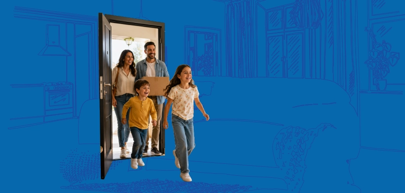 Familia ingresa a su nueva vivienda Colsubsidio