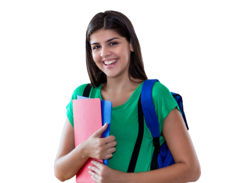 Mujer joven sonriendo