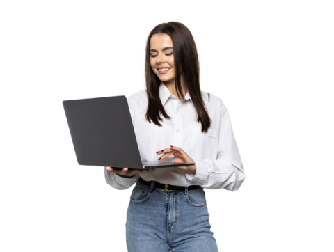 Mujer-trabajando-portatil