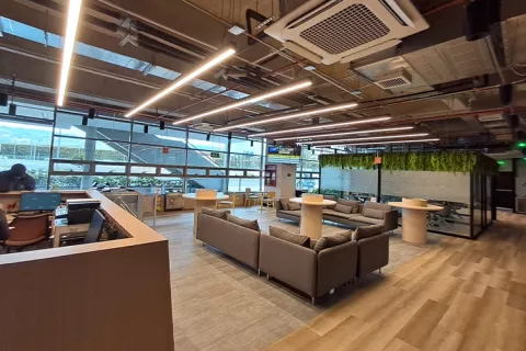 zona común centro desarrollo empresarial Fontanar Colsubsidio