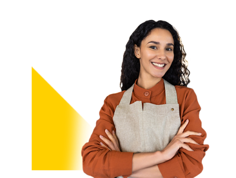 mujer que solicitó un crédito exclusivo para mujeres en Colsubsidio