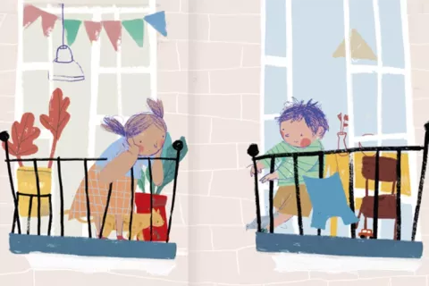 Portada del libro: Amigos de balcón